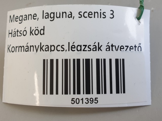 501395, Renault Megane 3, Scenic 3, Hátsó Köd, Kormánykapcsoló Légzsákszalag