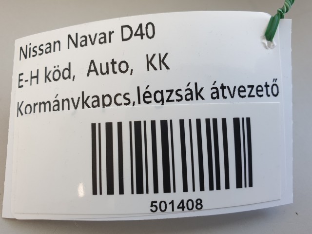 501408 Nissan Navara D40, Autom, E-H Köd, KK jelü Kormánykapcsoló, Légzsákszalag