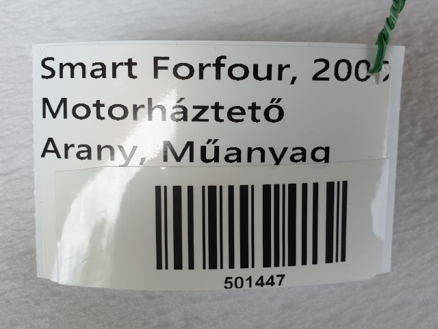 501447  Smart Forfour, 2006, Motorháztető