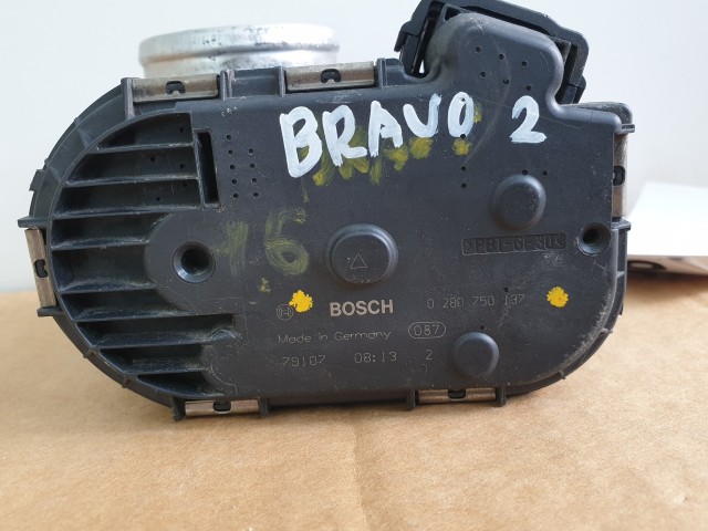 501698 Fiat Bravo 2, Benzin, Bosch 0 280 750 137, Fojtószelep