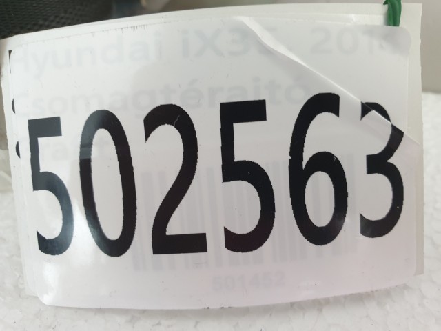 502563 Hyundai I30, 2011, Jobb Első Biztonsági Öv, Övfeszítő