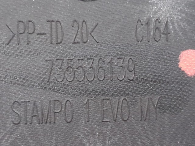 503166 Fiat  My Punto 2015, Ködlámpás Első Lökhárító