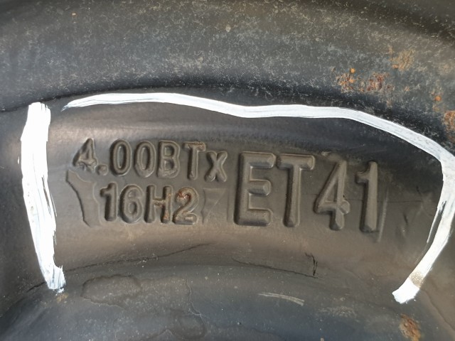 502819 Opel Vectra C, PÓTKERÉK, Continental 115/70R16, 5X110, ET41, 4x16