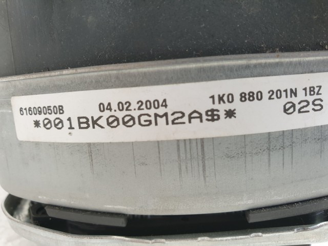 504787 VW Golf 5, 2004, Kormánylégzsák, Légzsák, 1 Csati, 4 Águ Kormányba