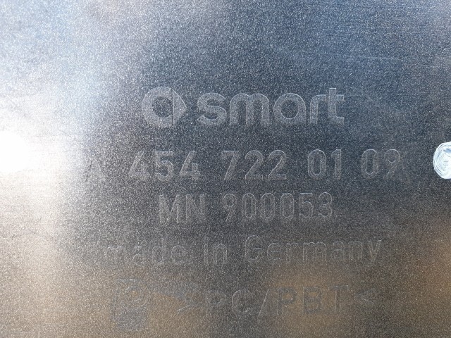 505667 Smart Forfour,2005,  Bal Első Ajtólap, Ajtóborítás, Külső