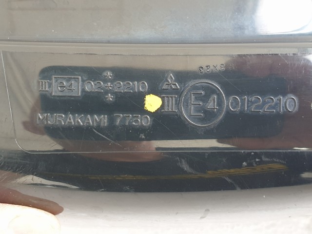 505855 Mitsubishi Outlander 2004, Bal Visszapillantó Tükör, 5 Vezeték
