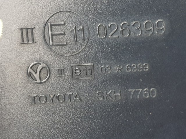 505935 Toyota Avensis T27, 2011, Jobb Visszapillantó Tükör, 7 Vezeték, Indexes