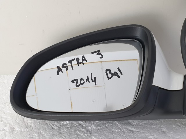 506020 Opel Astra J, 2014, Bal Visszapillantó Tükör, 5 Vezetékes