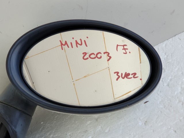 506048 Mini Cooper R50, 2003, Jobb Visszapillantó Tükör, 3 Tüske