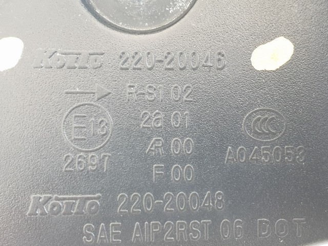 506233 Subaru Forester 2011, Jobb Hátsó Lámpa