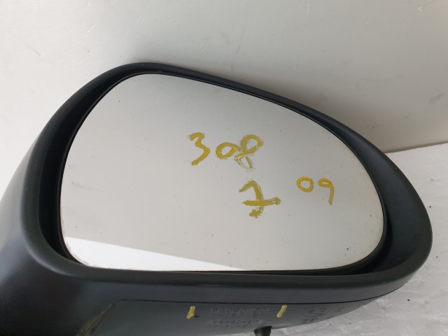 506269 Peugeot 308, 2009, Jobb Visszapillantó Tükör, 8 Vezeték, Indexes