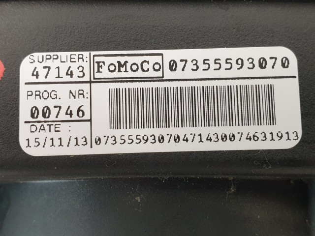 506509 Ford KA 2, 2013, Trip, 7355593070, Kormánykapcsoló, Légzsákszalag