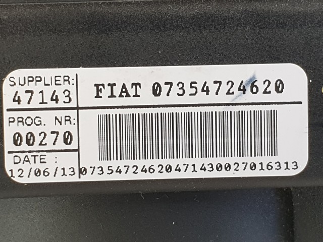 506527 Fiat 500, 2013, Kormánykapcsoló, Légzsákszalag,  735472462,