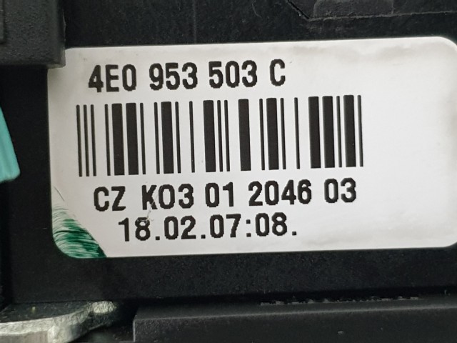 506551 Audi A6 C6, 4F0953549A, Tempomatos Kormánykapcsoló