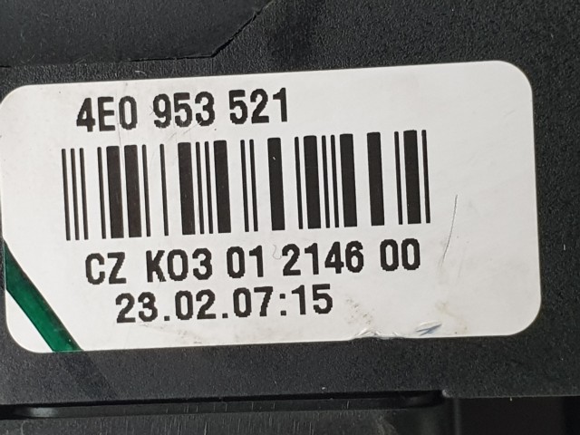 506551 Audi A6 C6, 4F0953549A, Tempomatos Kormánykapcsoló