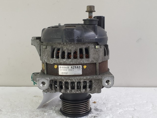 507060 Chrysler Voyager 2005, Diesel Generátor, Denso, 04868429AD, 6PK, 160 Amp