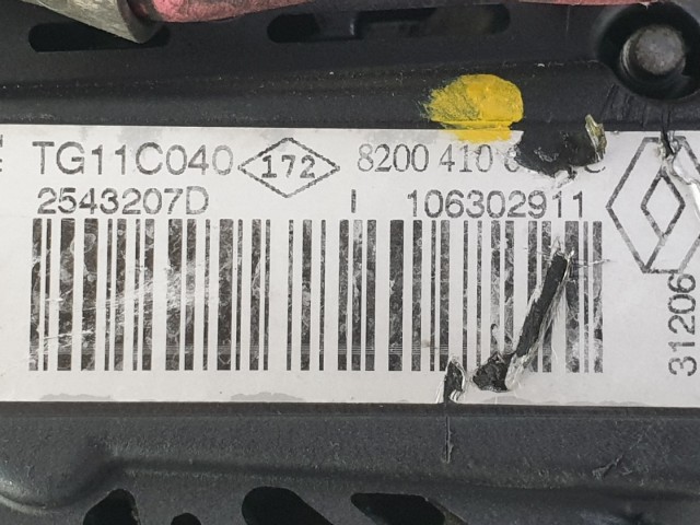 507073 Renault Megane 2, Scenic 2, Valeo Generátor, TG11C040, 110 Amp, 7Pk