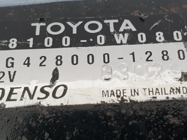 507097 Mini Cooper , Toyota 1.4 Diesel Denso Önindító, 9 Fog, 428000-1280