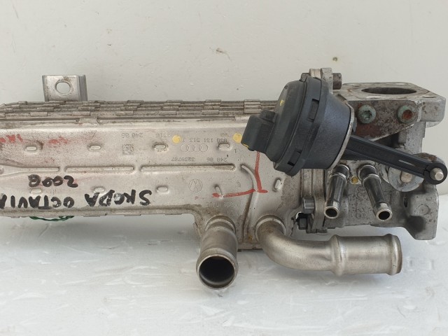 507159 Skoda Octavia 2, VW, Audi, 2.0, 16V, EGR Hűtő, Szelep, 03G131513J