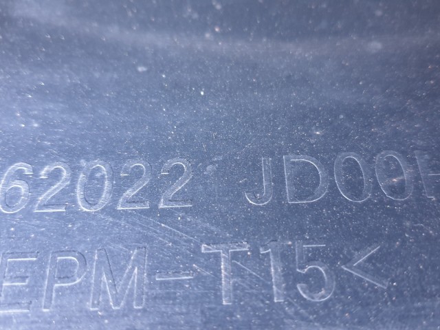 507406 Nissan Qashqai 2008, Ködlámpás Első Lökhárító, 62022-JD00H