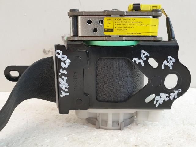 505249 Toyota Yaris, 2008, Jobb Első Övfeszítő, Biztonsági Öv, 3 Ajtóshoz