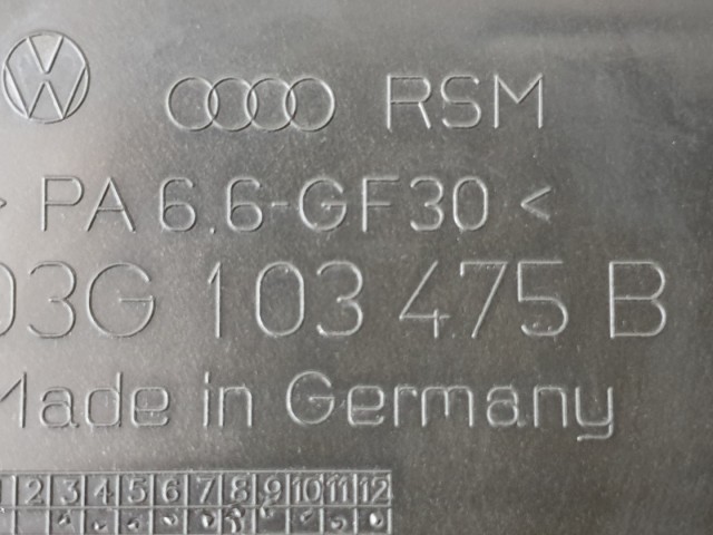507218 Audi A4, A6, 2.0 PD, 2006, Szelepfedél, 03G103475B