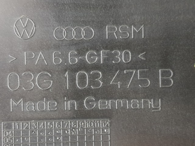 507222 Audi A6, A4, 2.0 PD, 2006, Szelepfedél, 03G103475B
