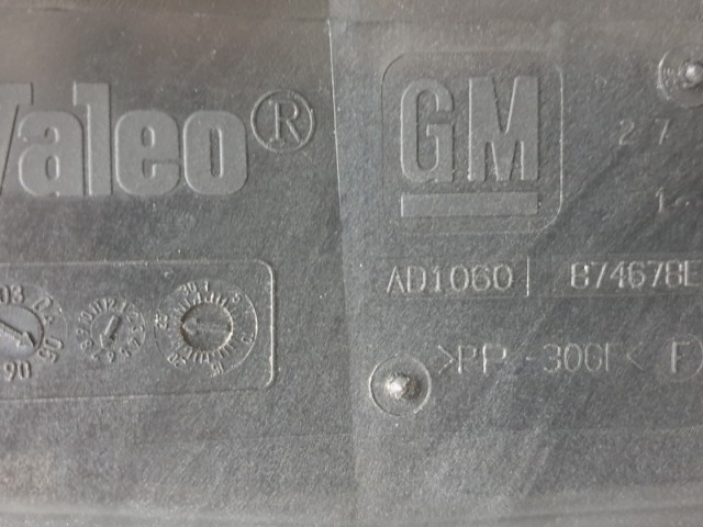 507223 Opel Vectra C, Saab, 1.9, 2005, Hűtőventilátor, 13123751