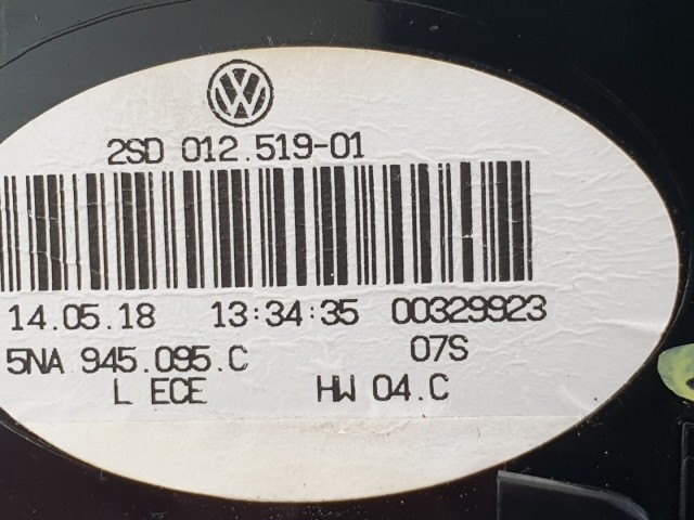 507298 VW Tiguan 2018, Bal Külső Hátsó LED Lámpa, 5NA945095C