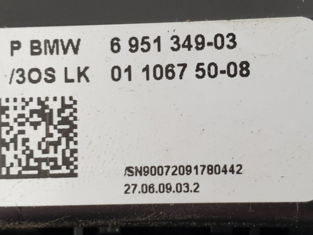 507526 Bmw 5, E61 Kombi, 2009, Kormánykapcsoló, Tempomat, Légzsákszalag,