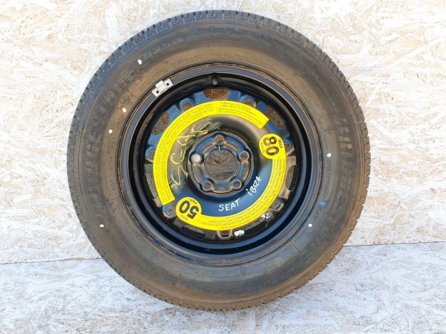 508991 Seat Ibiza 2009, Pótkerék, 5x100, ET35, Bridgestone 175/70R14 84T