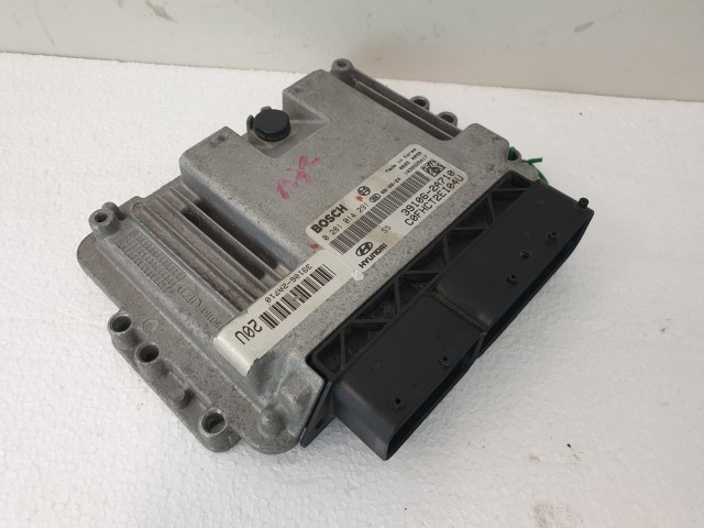 502839 Hyundai i30, 2008, Motorvezérlő, ECU, 39106-2A710, 0281014291 Bosch