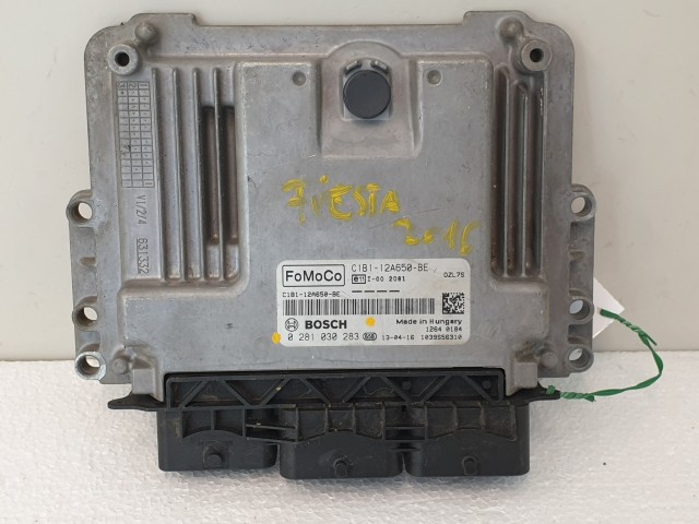 502840 Ford Fiesta 2016, Motorvezérlő, ECU, C1B1-12A650-BE, 0281030283, Bosch