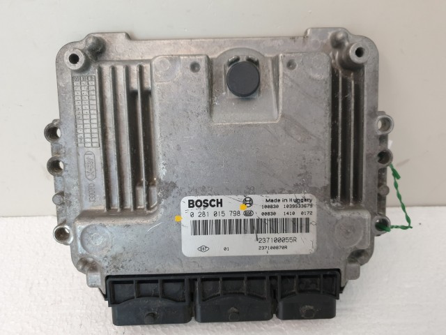 502843 Renault Megane 3, 2010, Motorvezérlő, Ecu, 237100055R, 0281015798 Bosch.