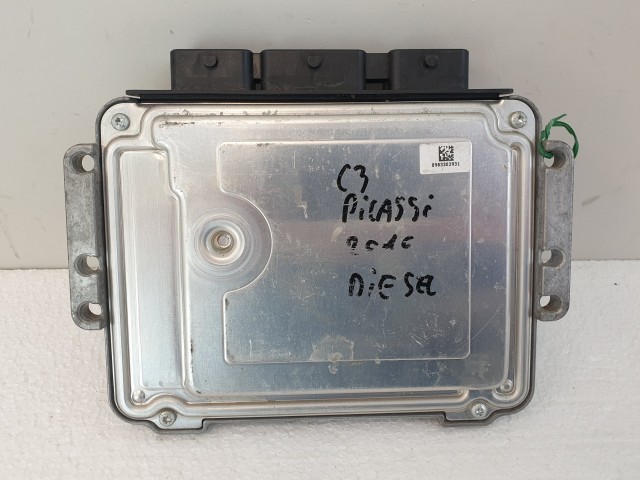 502855 Citroen C3 Picasso, 2009, Motorvezérlő, Ecu, 9664843780, 0281013872 Bosch