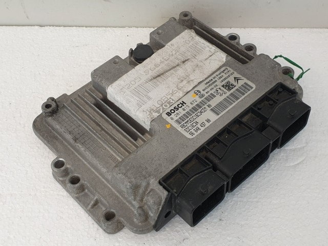 502859 Peugeot 207, 2009, Motorvezérlő, Ecu, 9664843780, 0281013872 Bosch