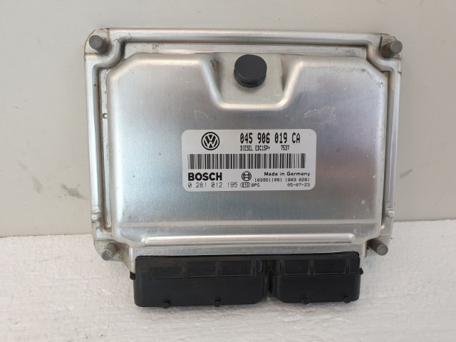 502862 VW Polo 1.4 D, 2005, Motorvezérlő, Ecu, 045906019CA, 0281012195 Bosch