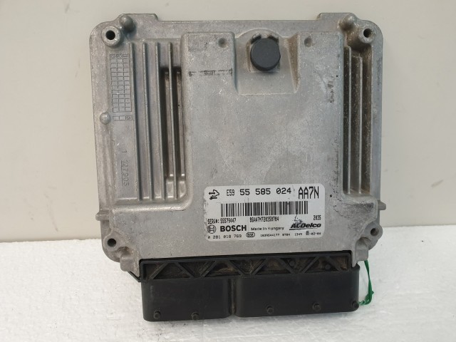 502865 Opel Astra J, Diesel 2012, Motorvezérlő, Ecu, 55585024, 0281018769 Bosch