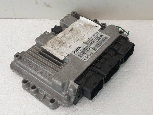 502870 Peugeot 207 Diesel, 2008, Motorvezérlő, Ecu, 9664618080, 0281013871 Bosch