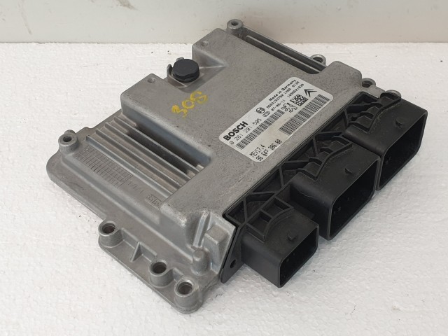 502878 Peugeot 308, 2008, Motorvezérlő, Ecu, 9664738680, 0261201505 Bosch