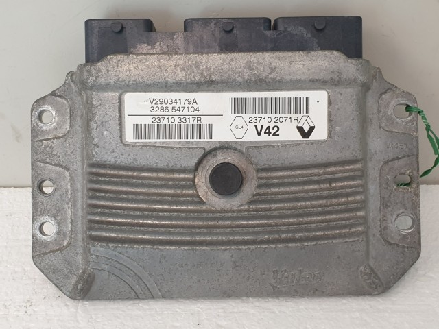 502884 Renault Clio 4, 2014, Motorvezérlő, Ecu, V29034179A, 237103317R Valeo