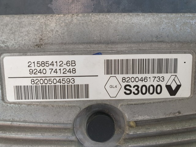 502889 Renault Clio 3, 2007, Motorvezérlő, Ecu, 21585412-6B, 8200504593 Valeo.