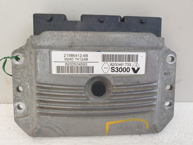 502889 Renault Clio 3, 2007, Motorvezérlő, Ecu, 21585412-6B, 8200504593 Valeo.