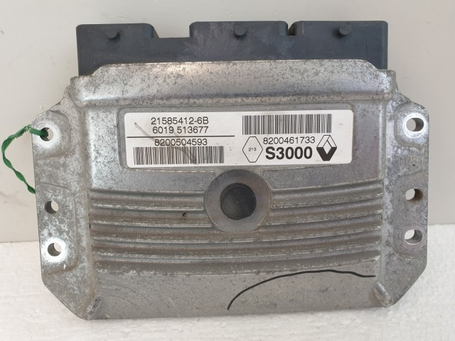 502891 Renault Clio 3, 2007, Motorvezérlő, Ecu, 21585412-6B, 8200504593 Valeo.