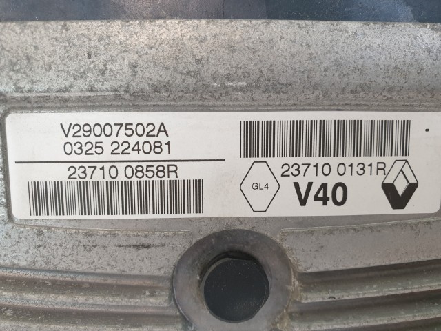  502893 Renault Megane 3, 2010, Motorvezérlő, Ecu, V29007502A, 237100858R Valeo.