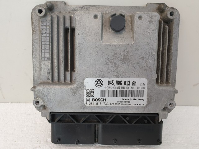 502908 Seat Ibiza 2009, Motorvezérlő, Ecu, 0281016733, 045906013AM,  Bosch.