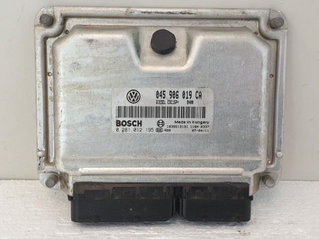 502910 VW Polo 2007, Motorvezérlő, Ecu, 0281012195, 045906019CA, Bosch.