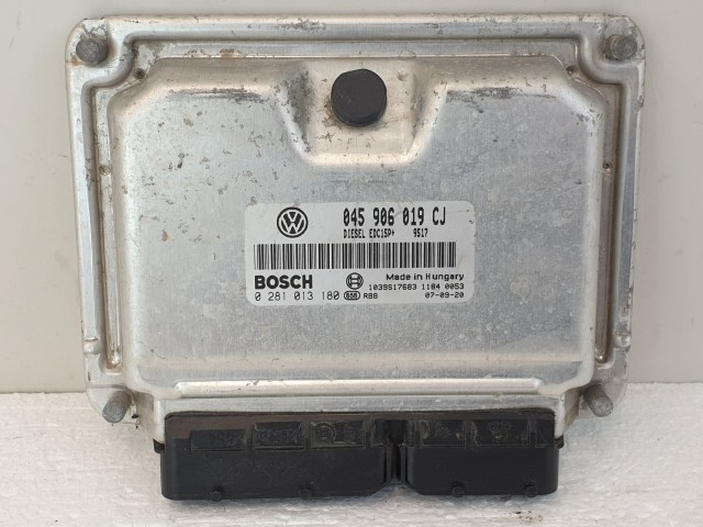 502911 Skoda Fabia 2, 2007, Motorvezérlő, Ecu, 0281013180, 045906019CJ, Bosch.