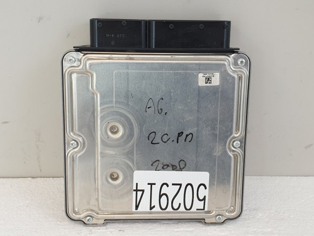 502914 Audi A6 C6, 2008, Motorvezérlő, Ecu, 0281014261, 03G906016MH, Bosch.