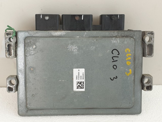 502933 Renault Clio 3, 2009, Motorvezérlő, Ecu, S120202114A, 8200783095, Siemens.